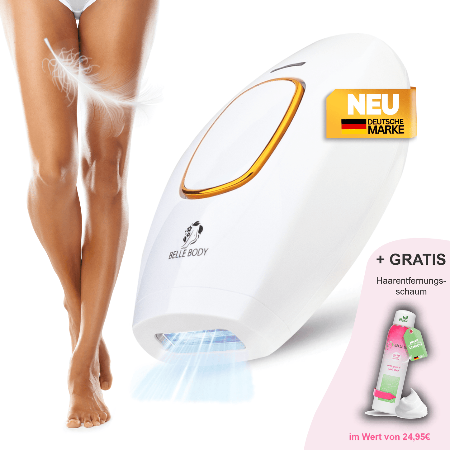 Belle Body IPL Ultra+ et mousse dépilatoire GRATUITE